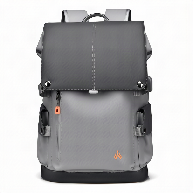 Backpack, 20–35 L, contrasting colors, up to 16 inches