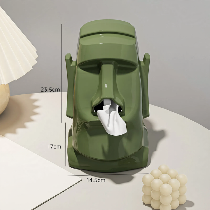 Multifunctional tissue box DD2521 with headphone holder