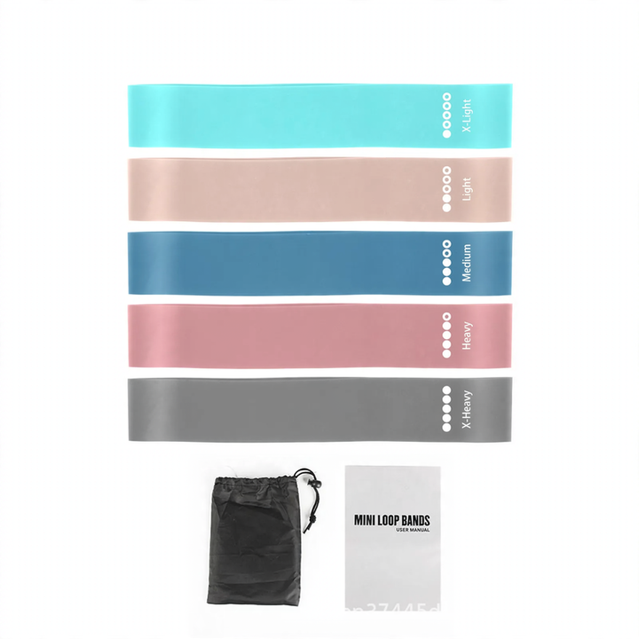 Resistance bands made of TPE for fitness and training