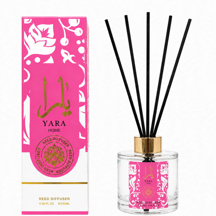 Room fragrance with rattan sticks, 120 ml