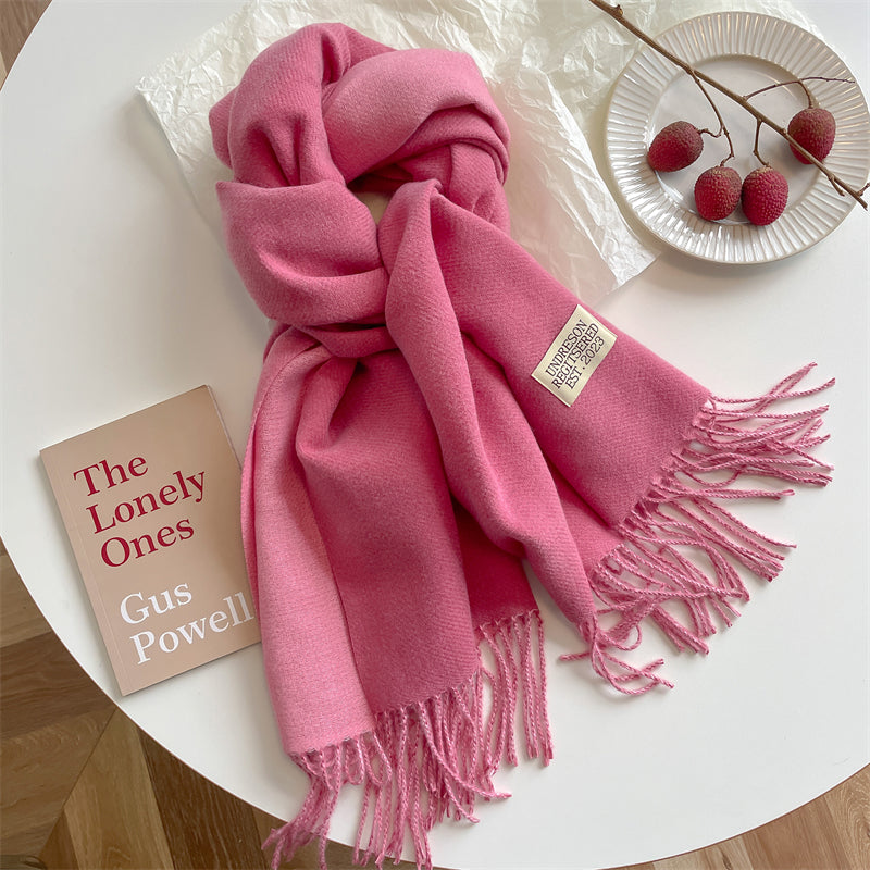 LuxeTwist Scarf - Elegant Reversible Pashmina Bowlift
