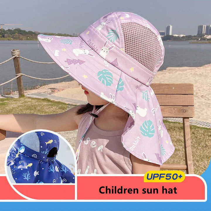 BowLift | Children's Sun Hat with UPF 50+ - Adjustable Chin Straps and Wide Brim