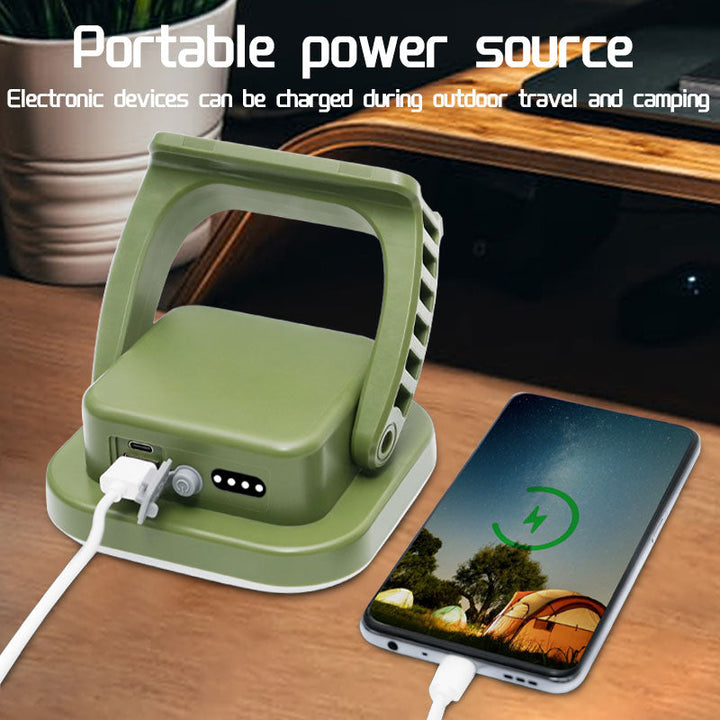 Rechargeable LED Camping Lamp with Magnets Bowlift