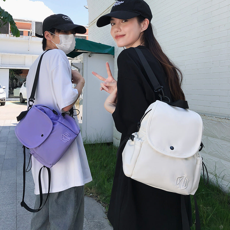 Waterproof women's nylon backpack