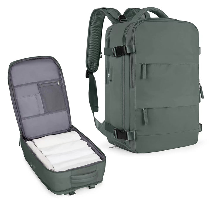 Backpack women, 36–55 L, nylon, water-repellent