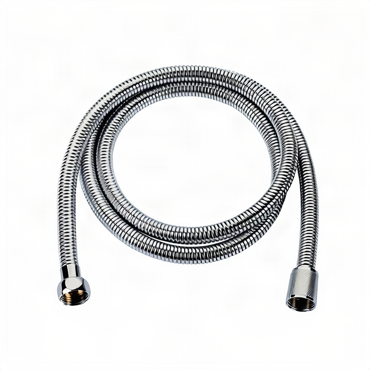 Shower head with pressure balance, ABS, round