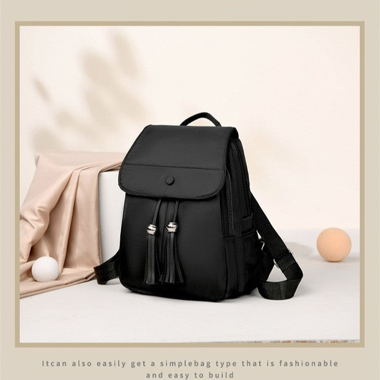 Breathable nylon backpack for women