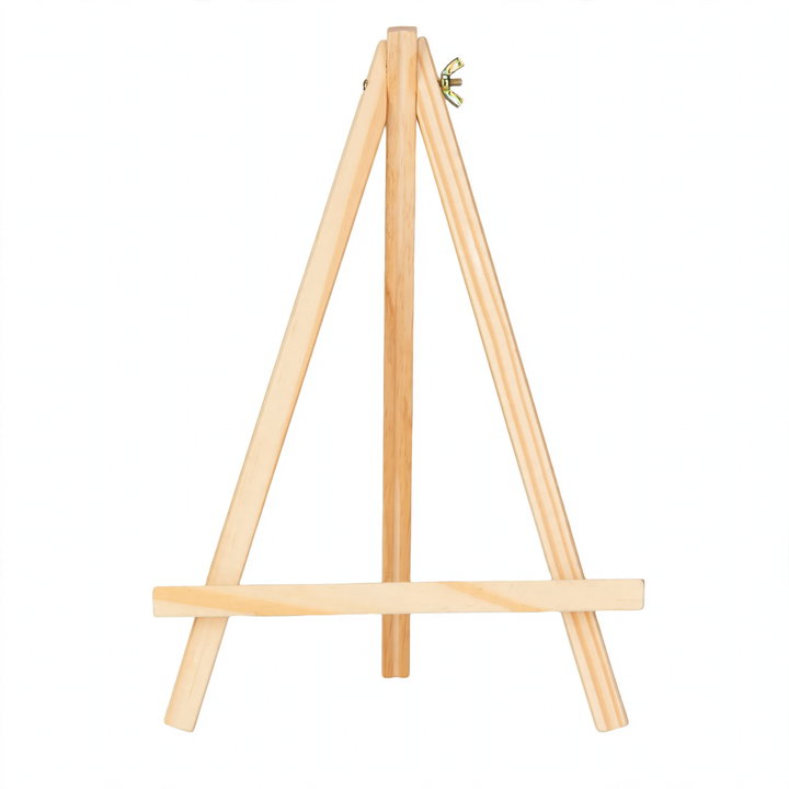 Small wooden easel made of pine