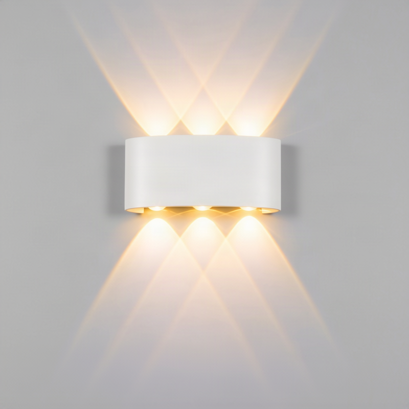 LED wall light, aluminum, waterproof