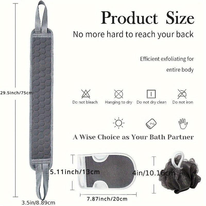 BowLift | Exfoliating Body Scrubber Set