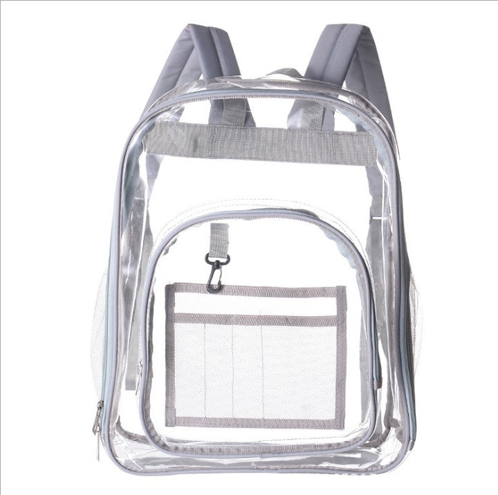 Transparent PVC backpack, waterproof, 20–35 L