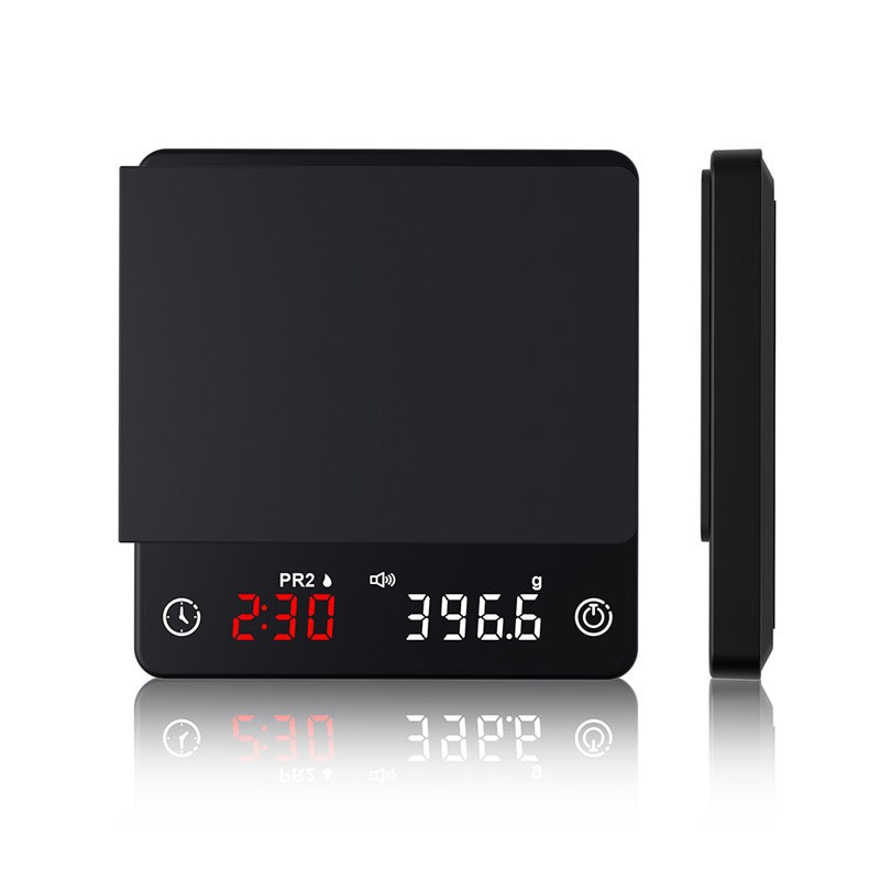 Electronic espresso scale with timer