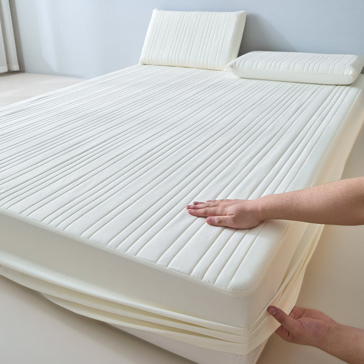 Waterproof mattress cover with padding, antibacterial