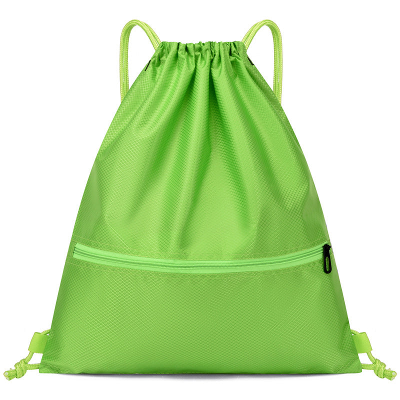 Sporty backpack with drawstring, waterproof