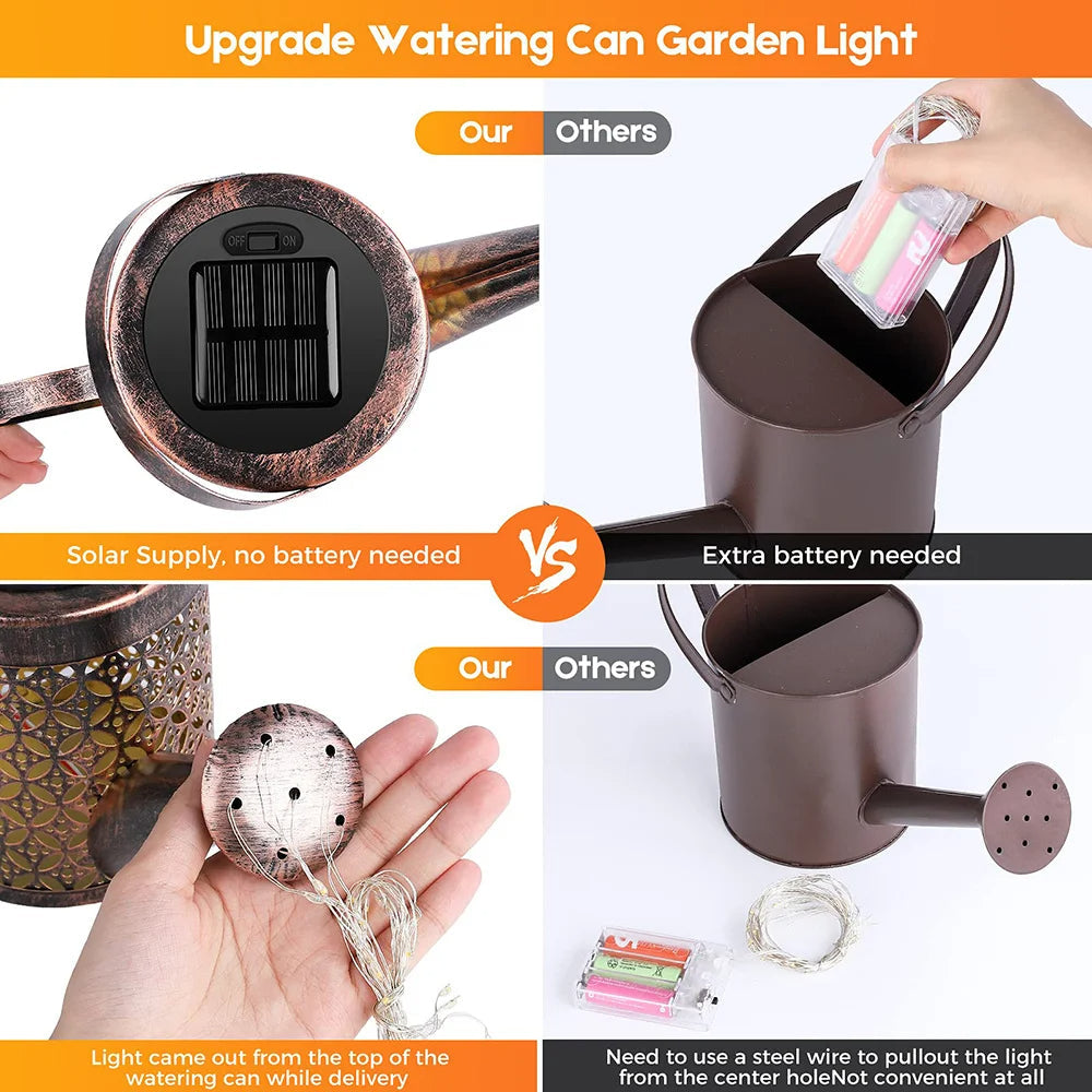 BowLift | Solar Watering Can Light