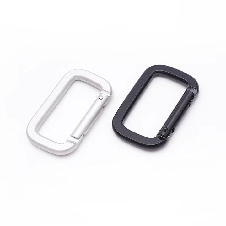 Safety carabiner made of carbon steel