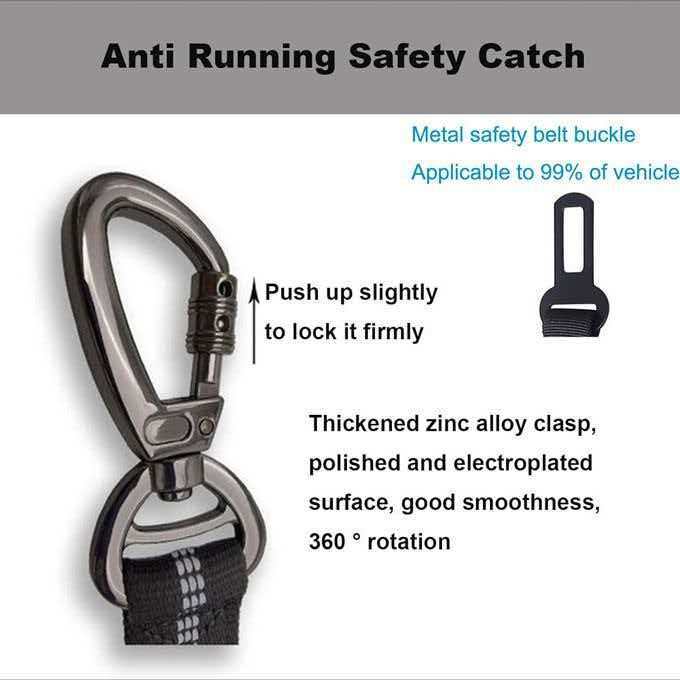 Nylon dog seat belt