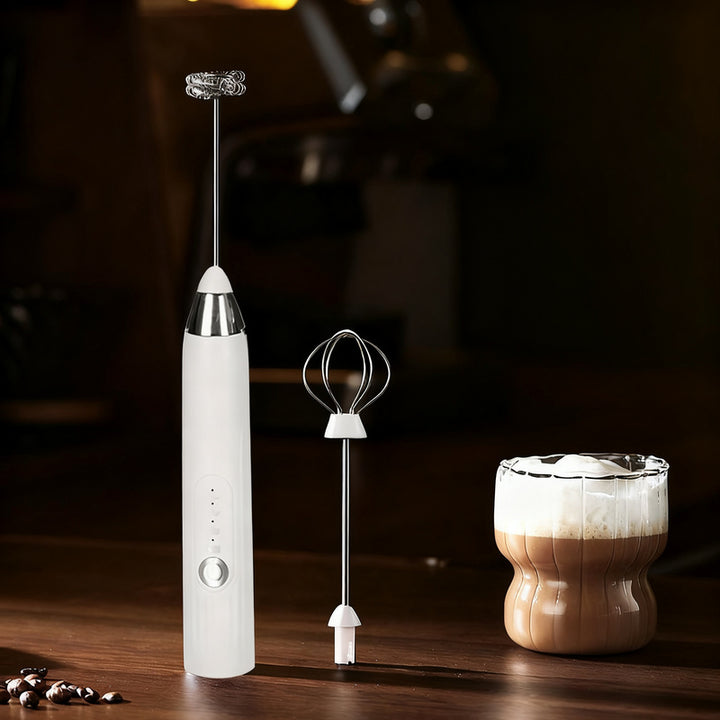 Electric milk frother, USB-C, multiple functions