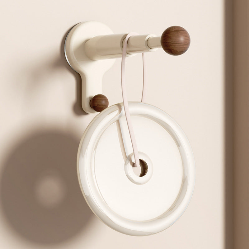 Extendable clothes rail, wall-mounted, without drilling