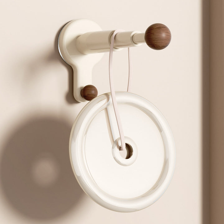 Extendable clothes rail, wall-mounted, without drilling