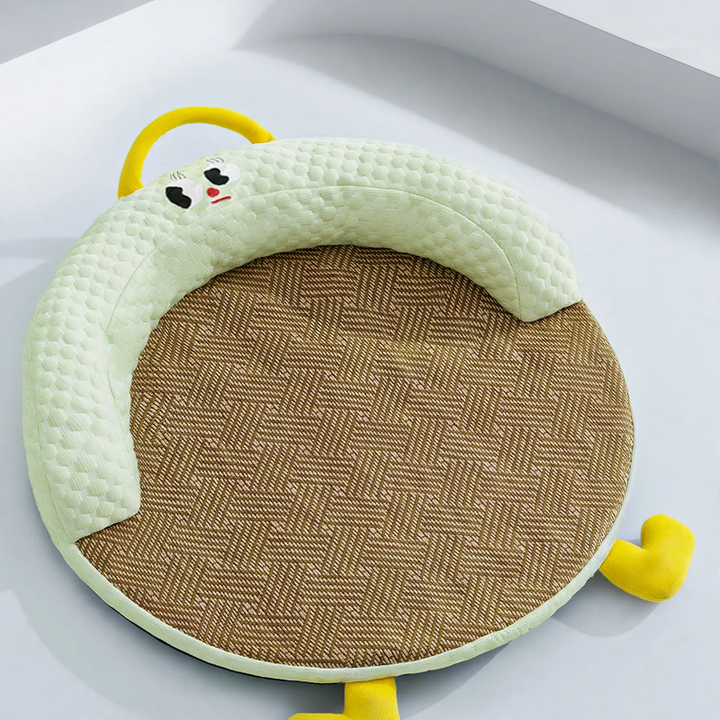 Cool bed for cats and dogs, round