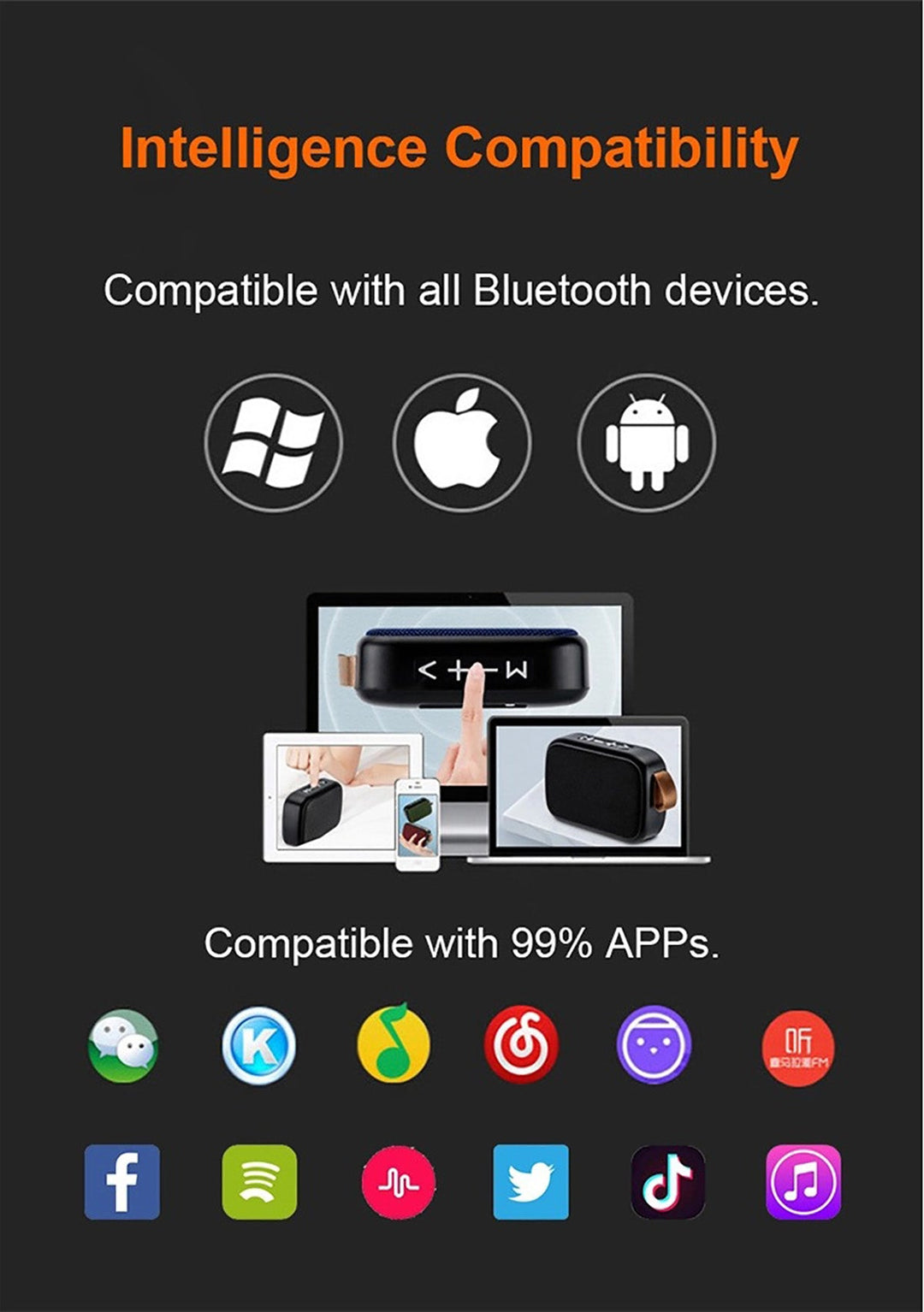 BowLift | PORTABLE BLUETOOTH SPEAKER - 3D STEREO MUSIC PLAYER WITH HIFI SOUND