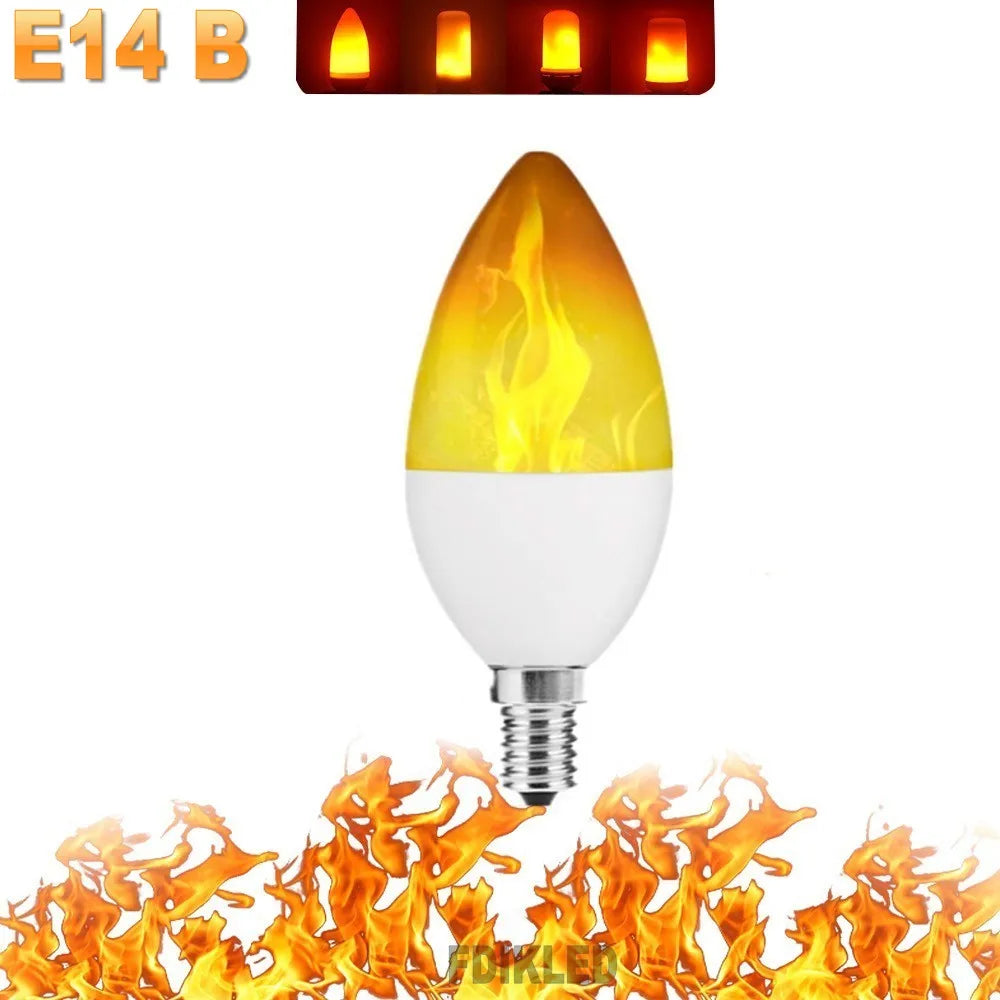 LED FLAME LIGHT PARTY LAMP - 4 MODES FIRE SIMULATION | Bowlift