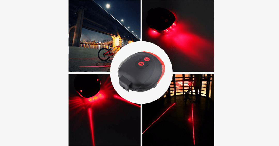 BowLift | Laser LED Rear Light for Bicycles – Ride in Style!