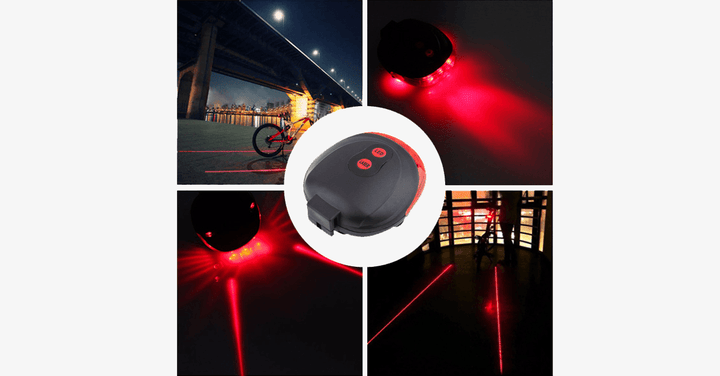BowLift | Laser LED Rear Light for Bicycles – Ride in Style!