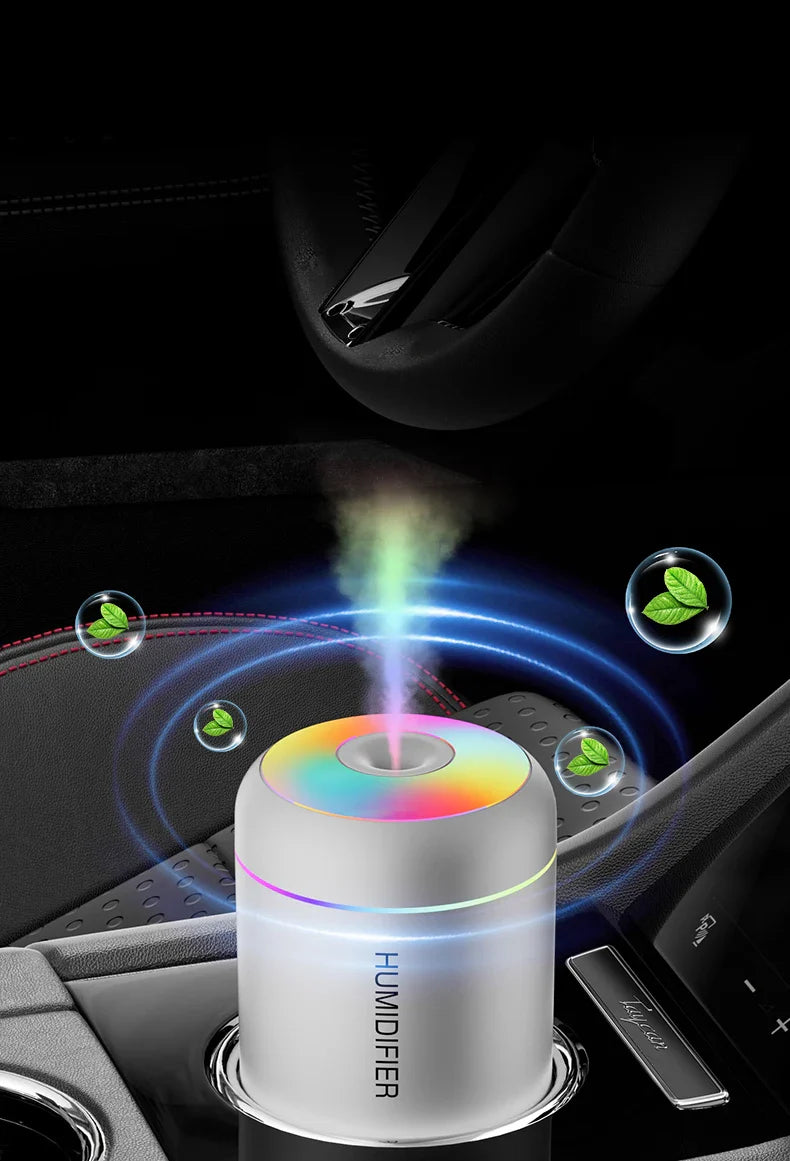 BowLift | Compact Humidifier with Aromatherapy USB-Powered for Car and Bedroom