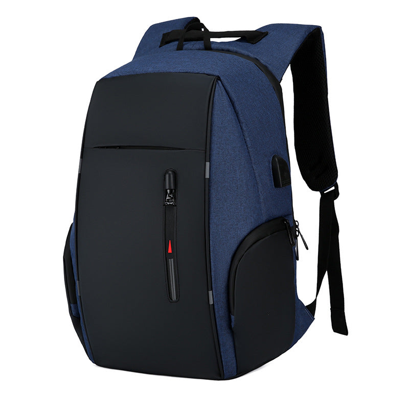 Business backpack with USB, 20–35 L, Oxford fabric