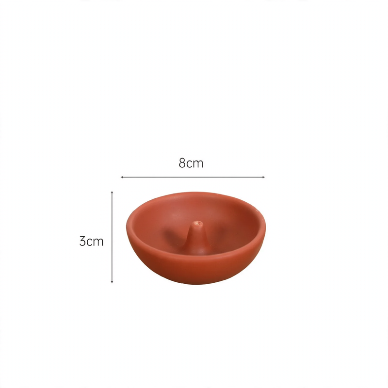 Ceramic Incense Stick Holder, Wave Design