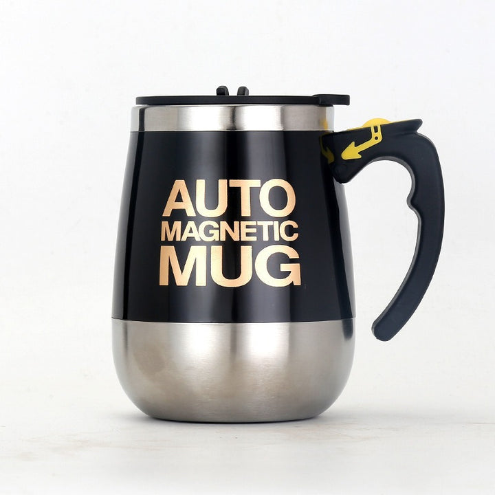 Self-stirring mug, 350 ml, stainless steel