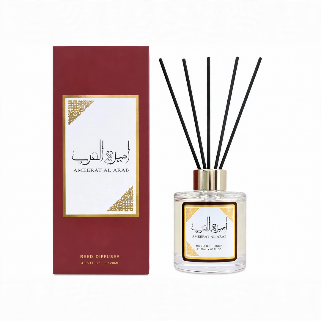 Room fragrance with rattan sticks, 120 ml