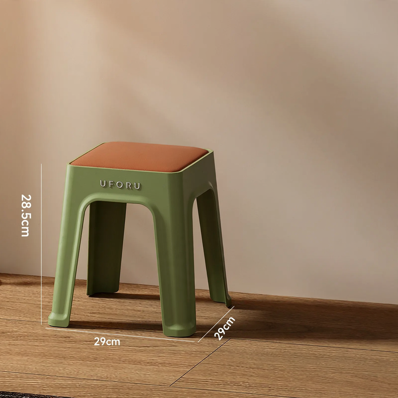 Plastic stackable stool, reinforced, model DA1408