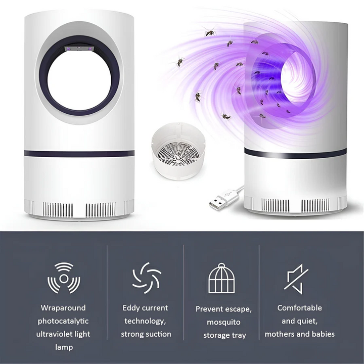 BowLift | UV Light Insect Trap - Indoor/Outdoor Mosquito Fly Killer