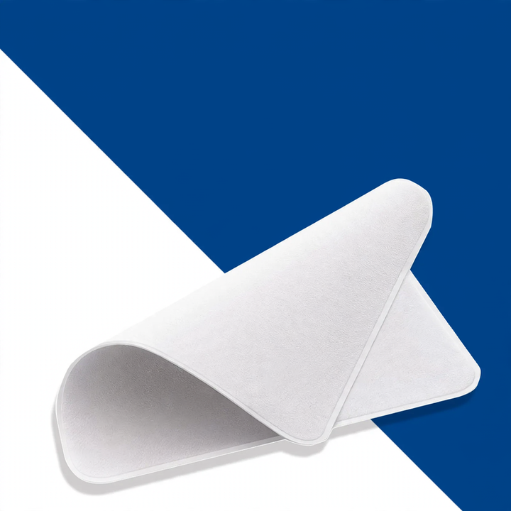 Microfiber cleaning cloths, 4-piece set, various sizes