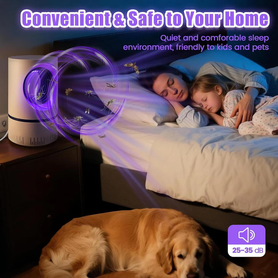 BowLift | UV Light Insect Trap - Indoor/Outdoor Mosquito Fly Killer