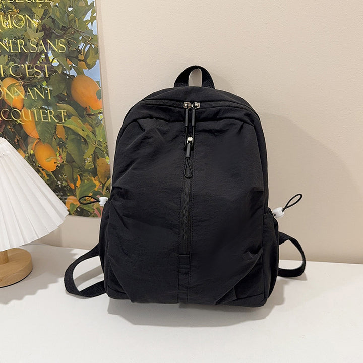 Nylon backpack, school style, for women