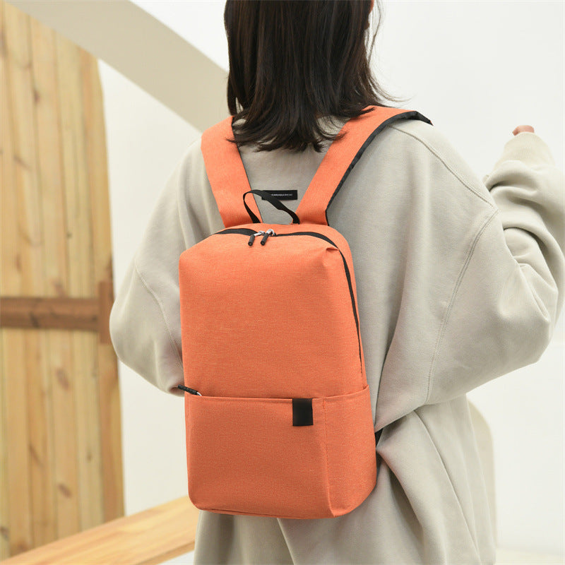 Student backpack made of nylon, relieving, up to 14 inches