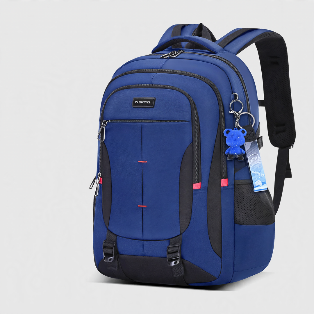School backpack with roll-top closure, large