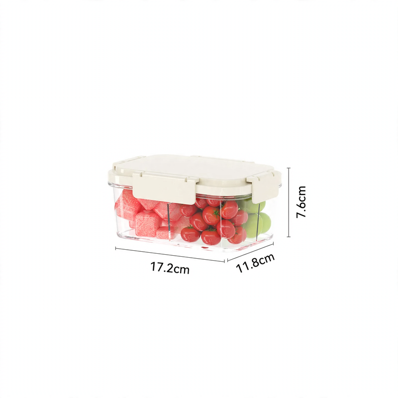 Fresh-keeping box with cooling element and drip tray
