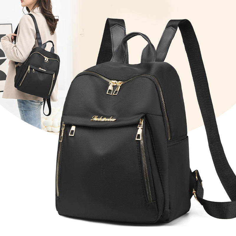 Women's backpack, lightweight, with theft protection