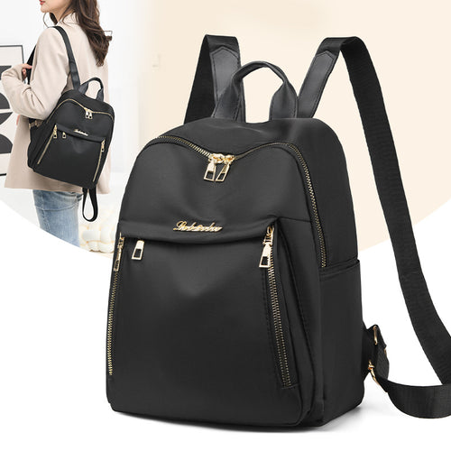 Women's backpack, lightweight, with theft protection