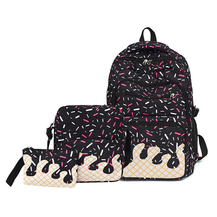 Backpack with print pattern, waterproof, 56–75 L