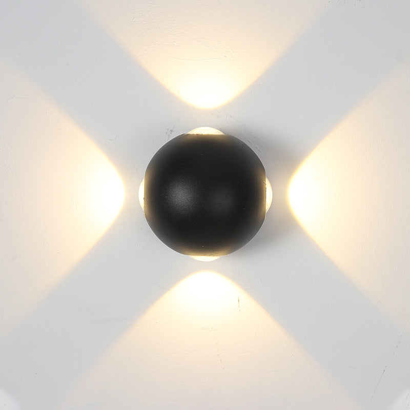 Outdoor wall light IP65 LED up-down aluminum