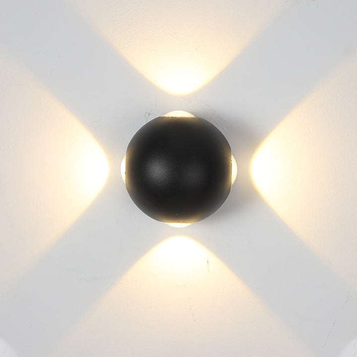 Outdoor wall light IP65 LED up-down aluminum