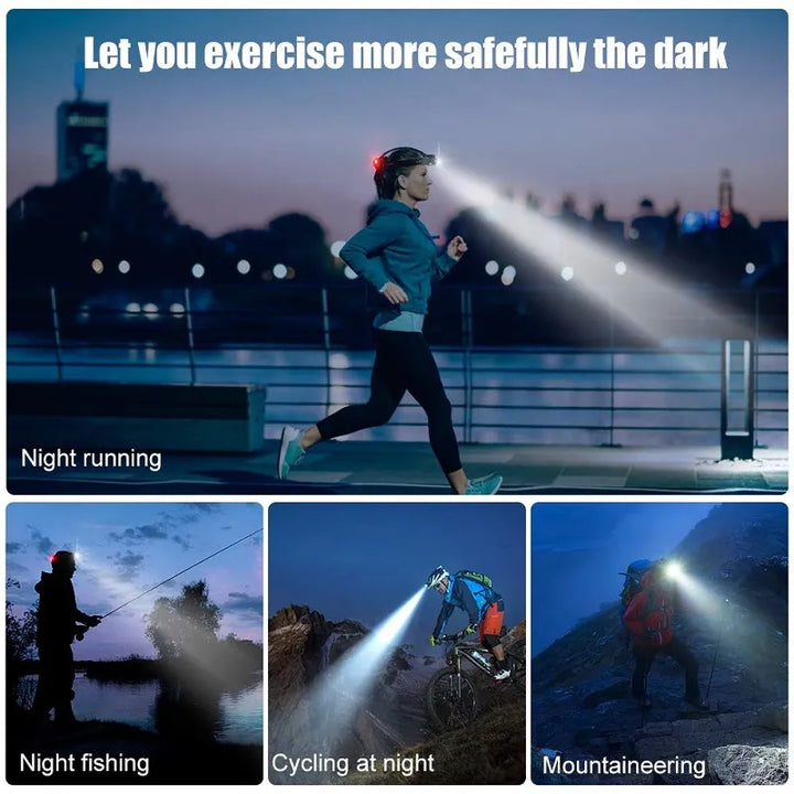 BowLift | Powerful Waterproof LED Headlamp with Zoom & Rechargeable Battery – Outdoor Adventure Light