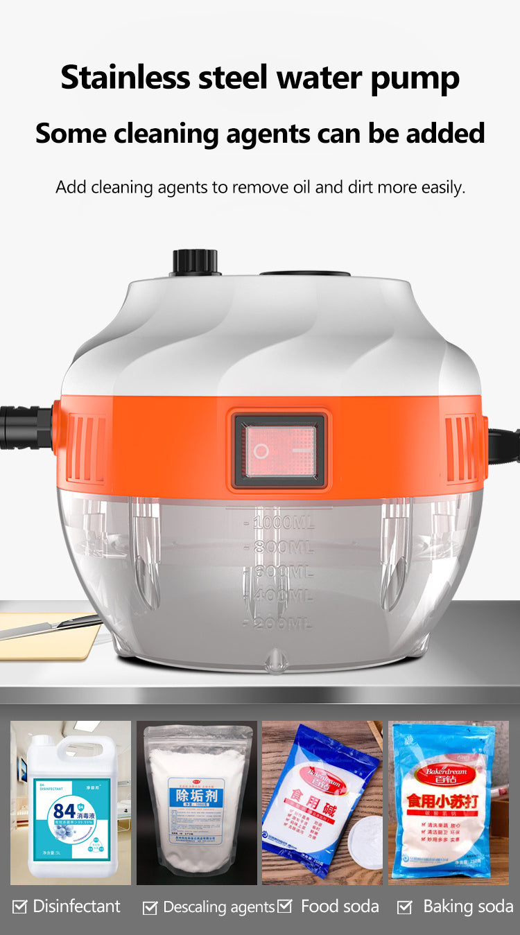 BowLift | 2800W High-Pressure Steam Cleaner – Powerful Home & Car Cleaning Device
