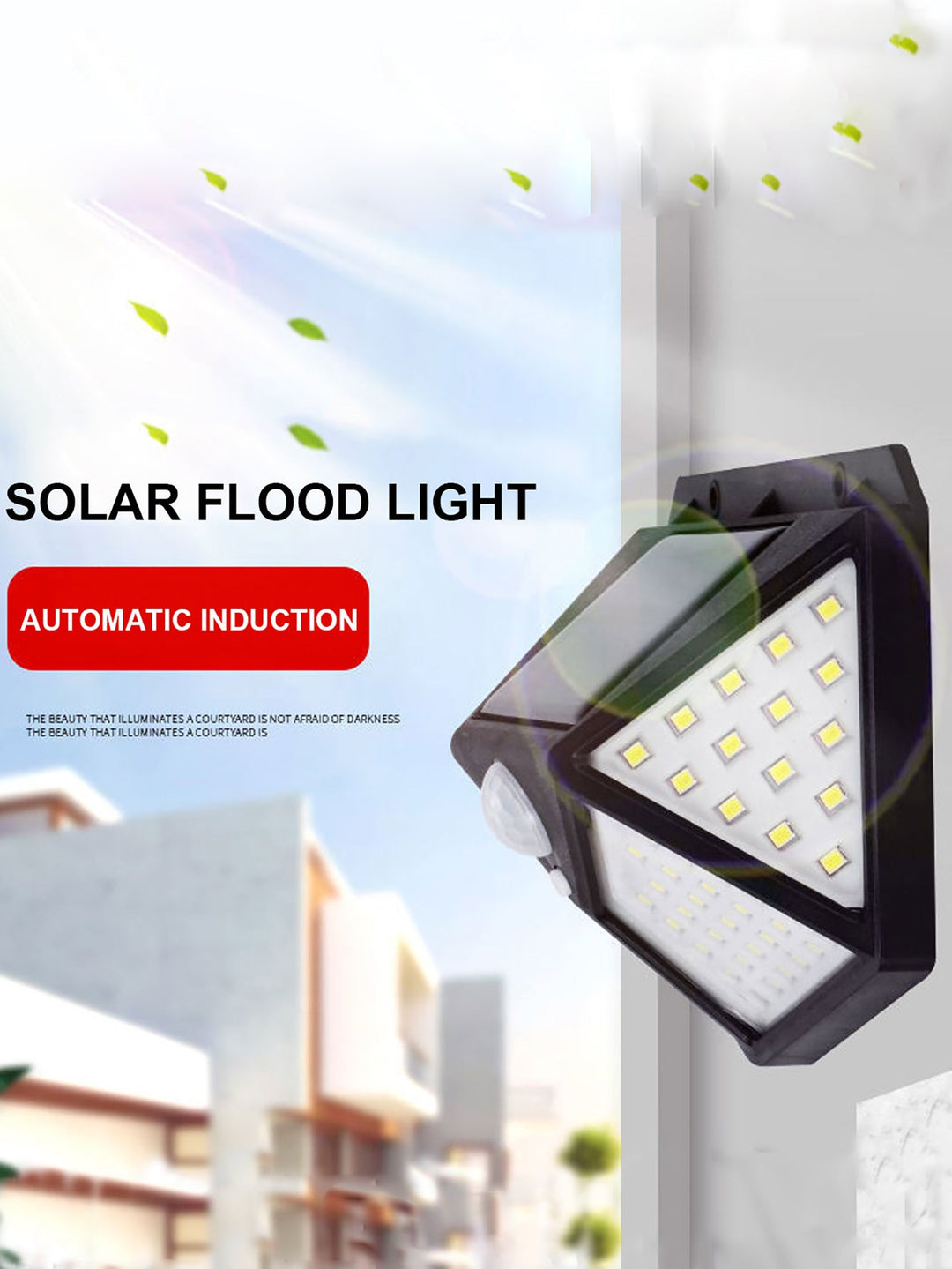 MULTIFUNCTIONAL SOLAR LAMP - WATERPROOF LED GARDEN LIGHT WITH MOTION SENSOR | Bowlift
